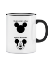 Puodelis Mickey face before after